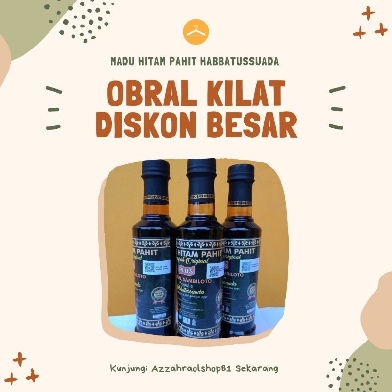 

Madu Herbal Hitam Pahit Anugrah