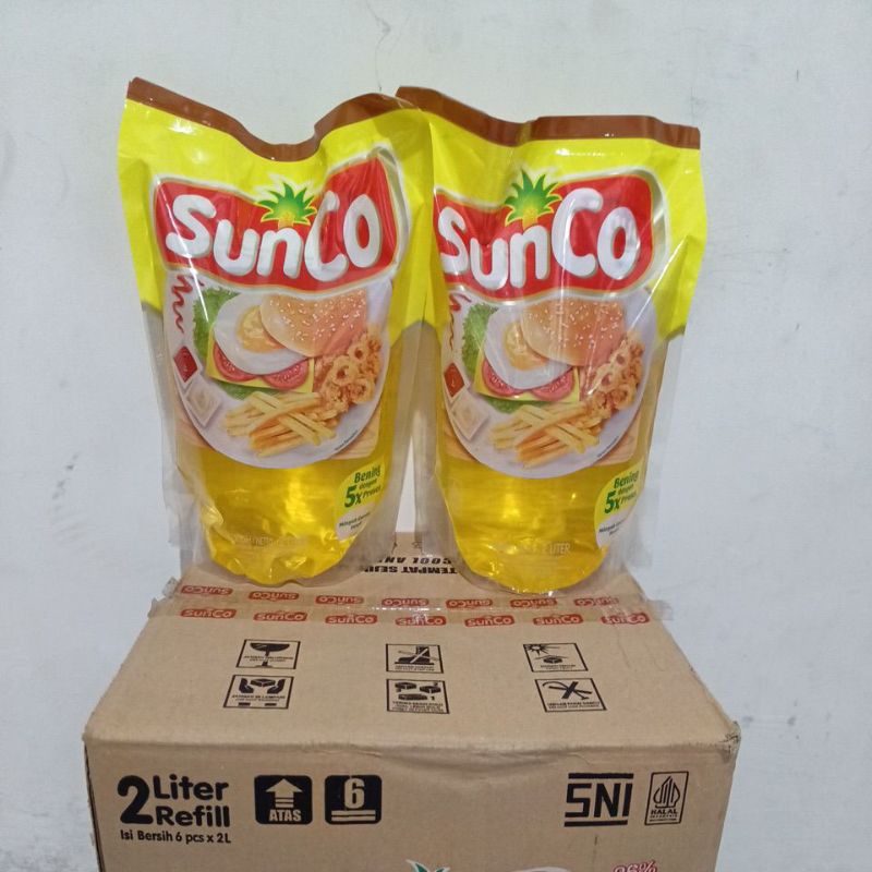 

Minyak Sunco 2 Liter 1 dus isi 6