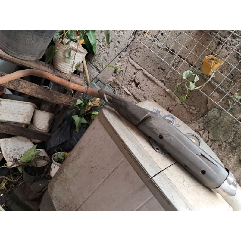 Knalpot mx King 150 jupiter mx King original ori copotan standar fullsystem fullset tinggal pasang a