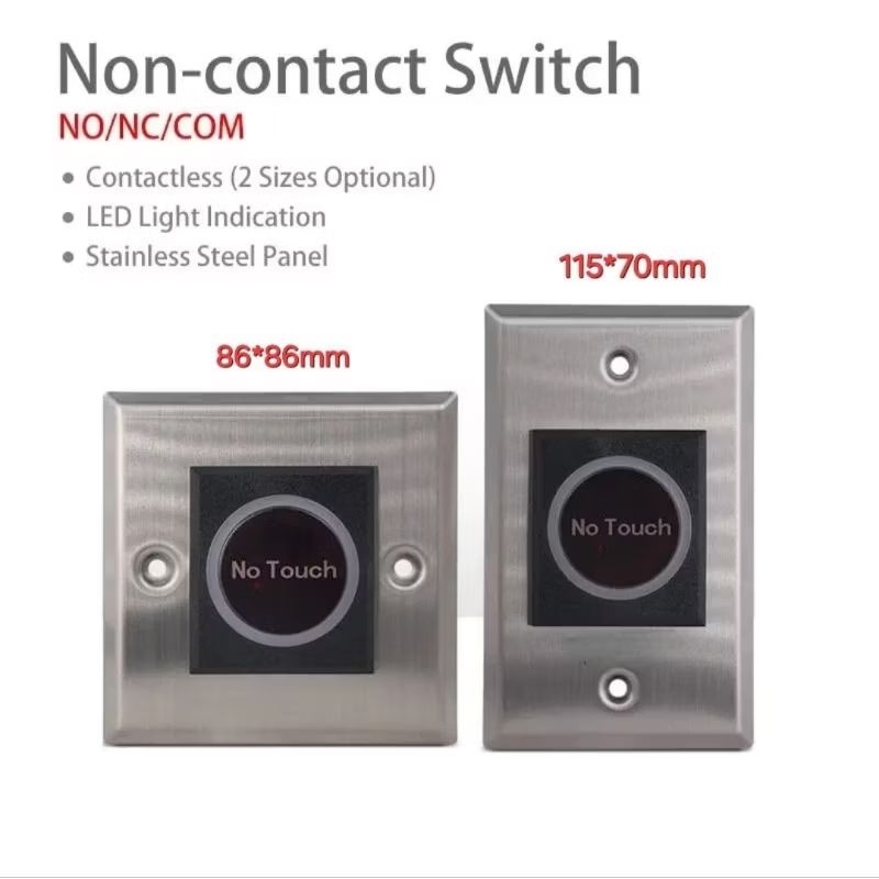 Door Exit Button No Touch / Tombol Exit No Touch / Sensor Button Exit No touch (Polos)
