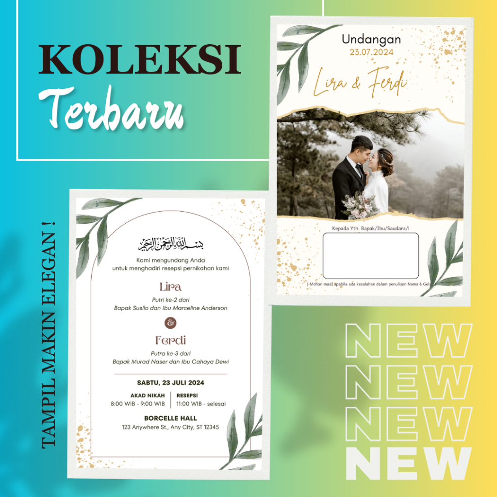 Cetak Undangan Satuan Custom