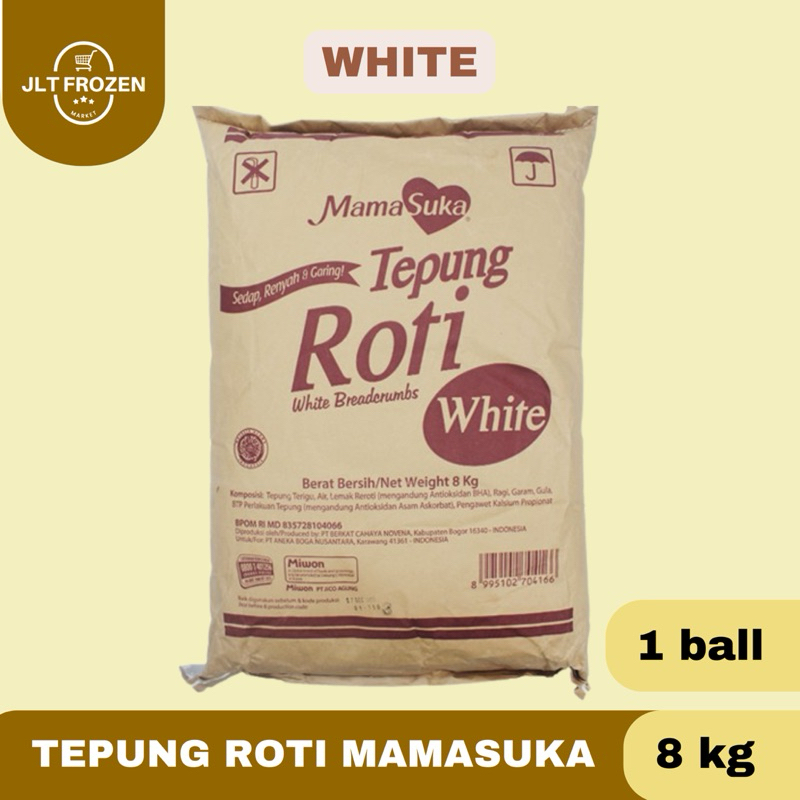 

LAKU Tepung Roti / Panir / Breadcrumbs Mamasuka Orange / Mix / White - KARUNG 8kg / 10kg