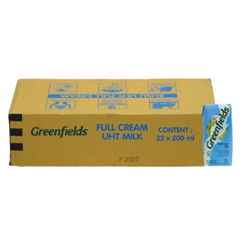 

Greenfields susu UHT full cream 32 pcs x 200 ml - KARTON