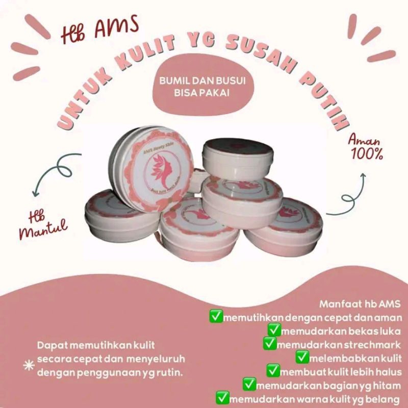AMS Hb Aman (untuk kulit susah putih)