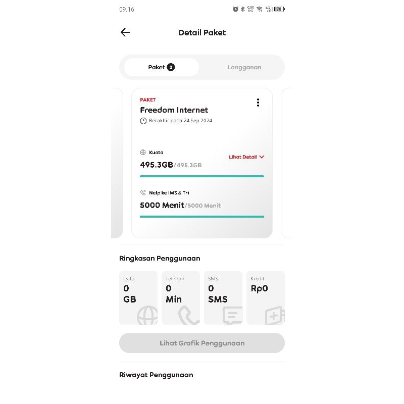 Paket Internet Unlimited Indosat FUP 500GB