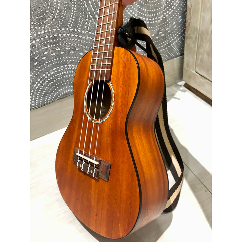 Camwood Ukulele Akustik 23 In dengan Gig Bag Bahan Kayu