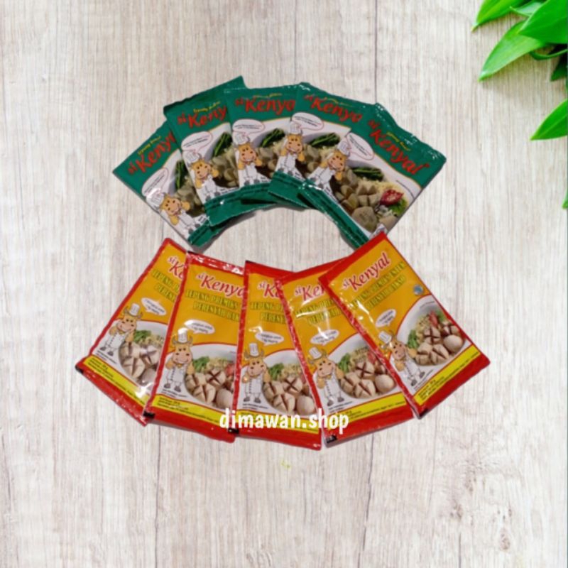 

SiKenyal tepung pengenyal & perenyah bakso ( paket 5 + 5 bungkus )
