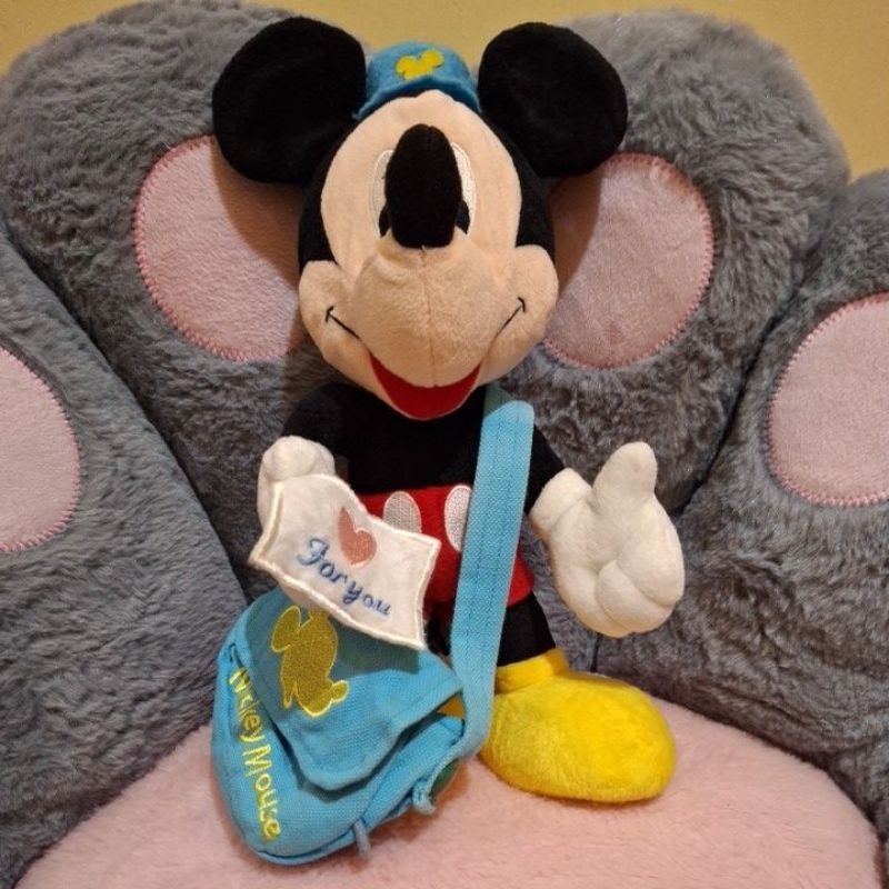 Boneka Mickey Mouse membawa Tas original Disney