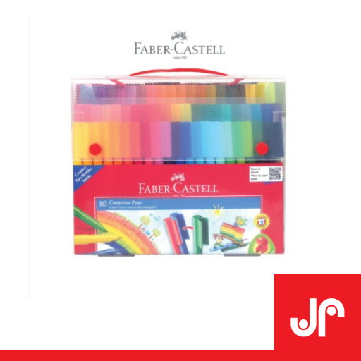 

FABER CASTELL 80 CONNECTOR PENS SPIDOL WARNA MARKER CONNECTOR PEN ISI 80