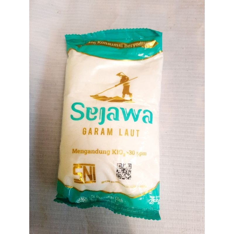 

Garam Halus | Garam Masak | Garam Laut SEJAWA 250gr [BPOM/SNI/HALAL]