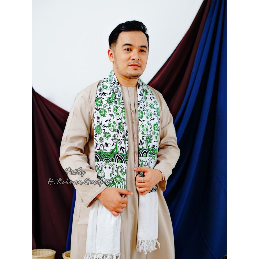 Sorban Rida Nu Putih Panjang Kombinasi Trompa Majelis Rosul Surban Habib PRIAA