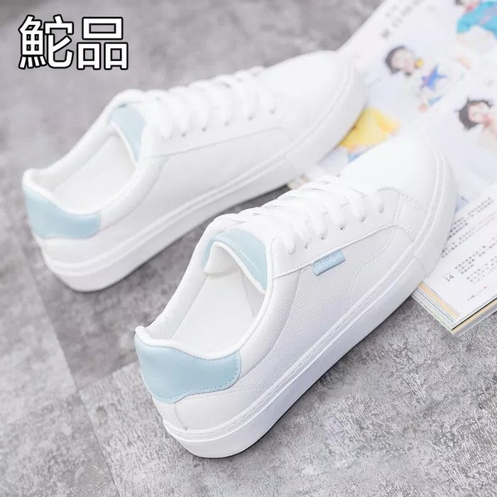 Sepatu Putih Beier Wanita / Sepatu Sneakers Polos