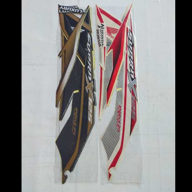 Stiker Striping Motor Supra X 125 Fi Luxury 2016
