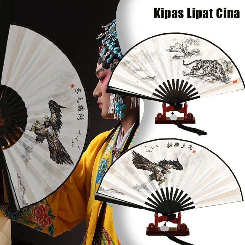 Kipas Lipat China Kipas Tangan Lipat Aesthetic Kipas Lipat Sutra Folding Fan Kipas China Tradisional