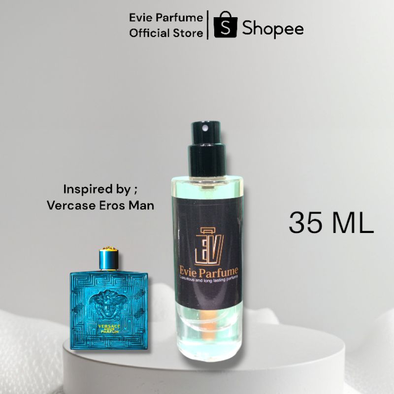 Evie Parfume || Vercase Eros Man Parfume Pria