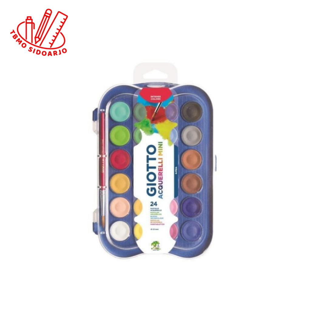 

TBMO Giotto Mini Watercolor Blocks Cat Air 24 Colors 23mm 352600