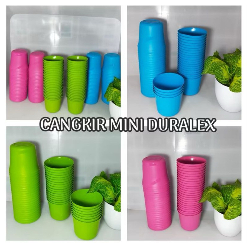CANGKIR DURALEX PLASTIK MINI /CANGKIR PALASTIK