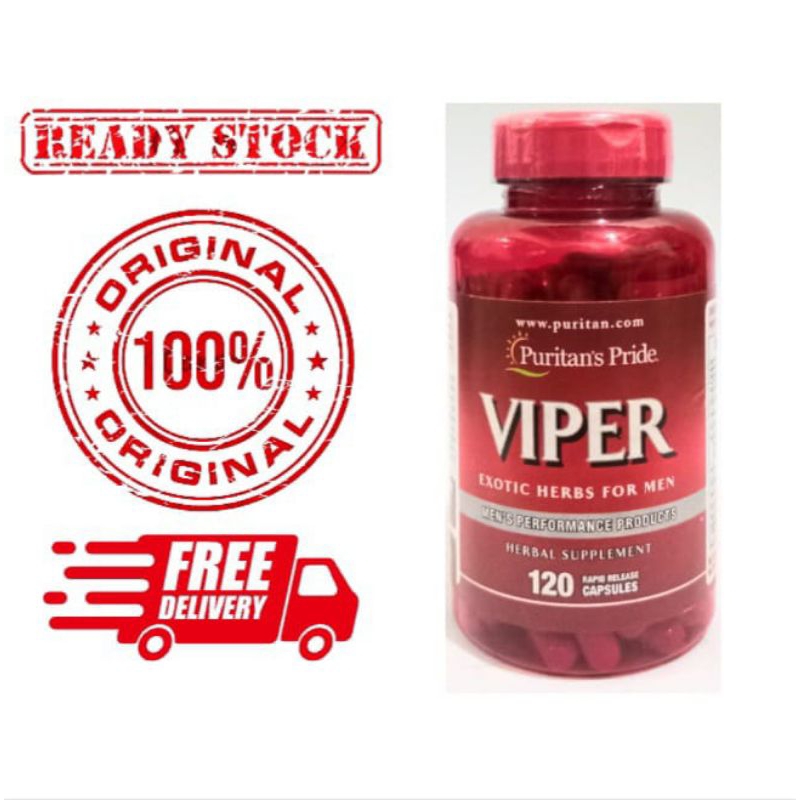 puritans pride viper 120 capsules