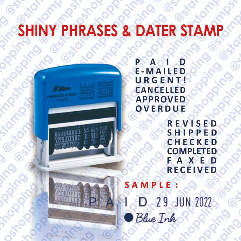 

[SHINY] AUTO STAMP PHRASE DATER