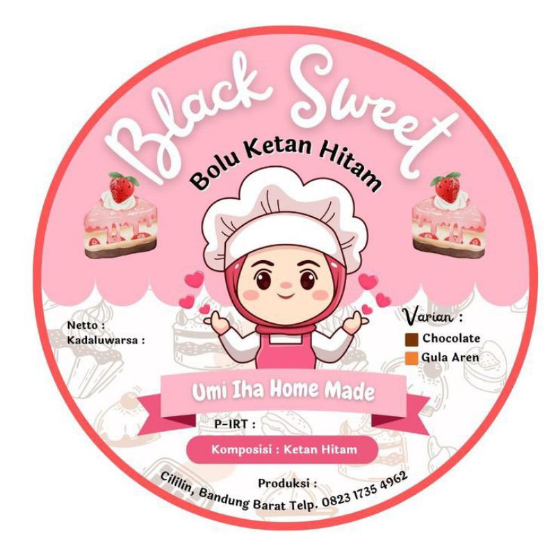 

Stiker label makanan dan jajanan stiker