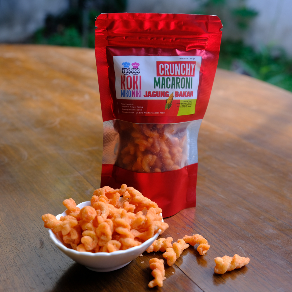 

Makaroni Spiral 50gr - Makaroni Pedas - Makaroni Jagung Manis- Makaroni Barbeque - Macroni - Makroni