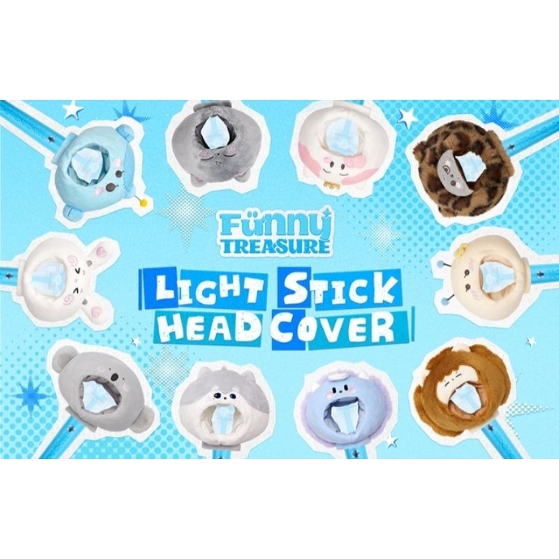 [BACA DESKRIPSI] READY FUNNY TREASURE LIGHT STICK LS HEAD COVER Junghwan