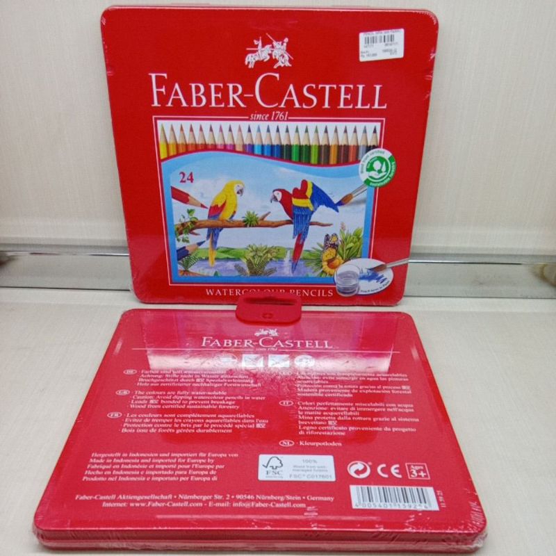 

Pensil Warna 12 Colour Watercolour COVER BESI FABER CASTELL