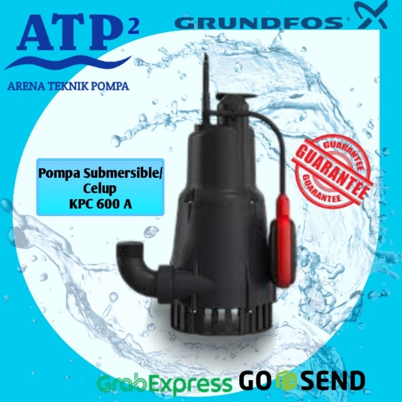 Grundfos KPC 600 A Pompa Air Submersible Pompa Celup Otomatis