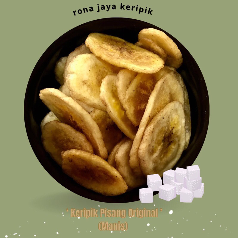 

Keripik Pisang Original Asli Khas Lampung (Manis)