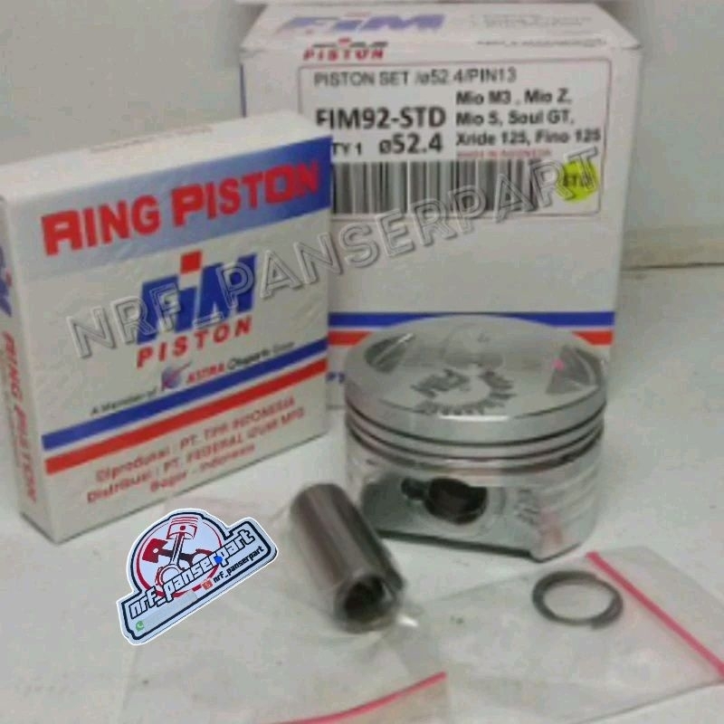 FIM 92 PISTON KIT MIO M3//SEHER SET RING YAMAHA MIO M3/MIO Z 125 SOUL GT 125 FINO X RIDE 125 MIO S P