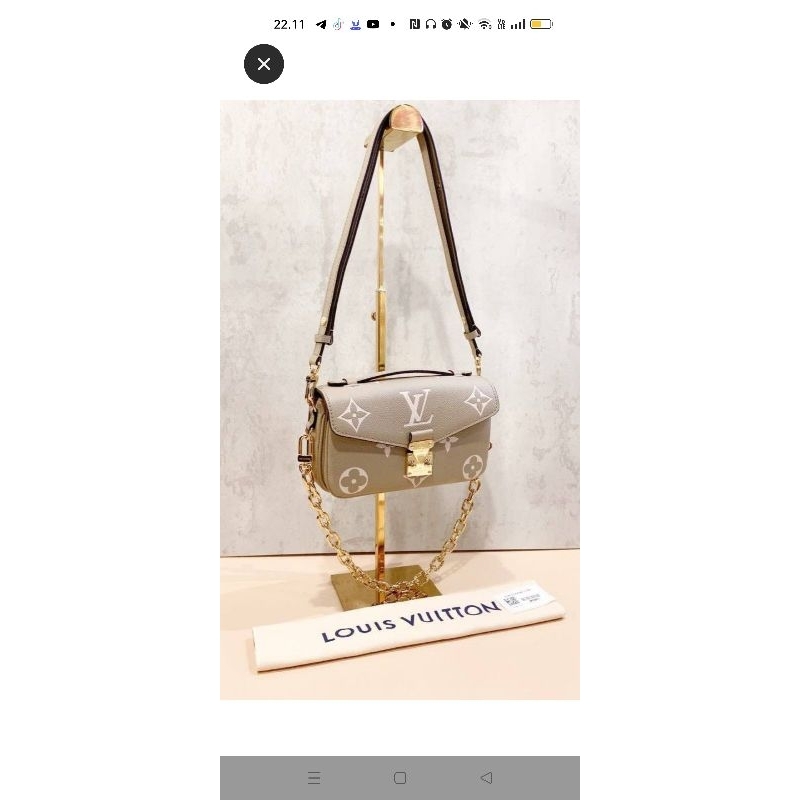 LV metis mini east west bicolor