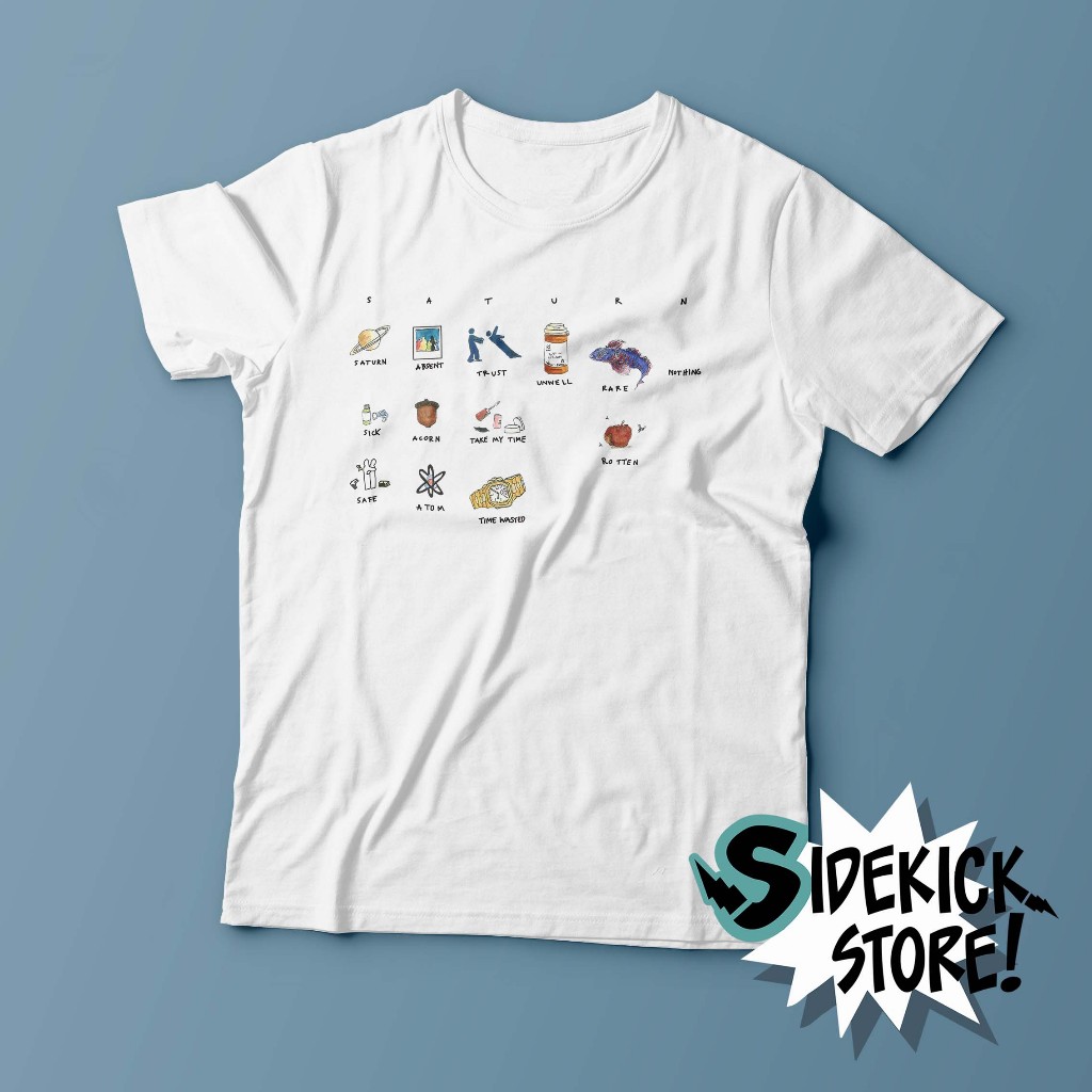 Kaos Konser Musik SZA "Saturn" by Sidekick Store