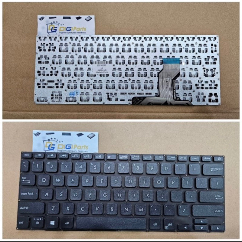 Keyboard Asus Vivobook 14 A420 A420u A420ua A420f X420 X420u X420ua - Hitam