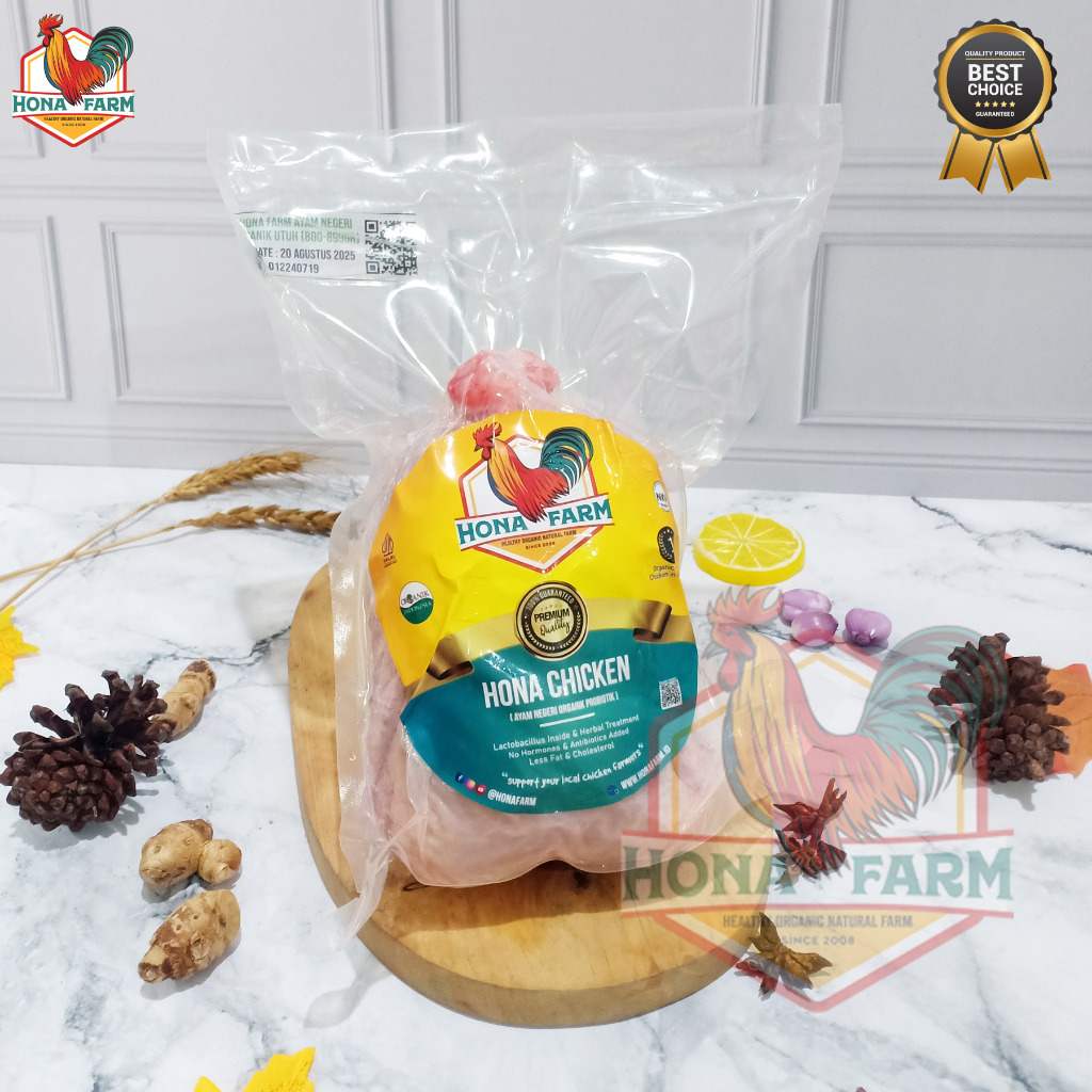 

Hona Farm Ayam Negeri Organik Probiotik 900-1kg (UTUH)