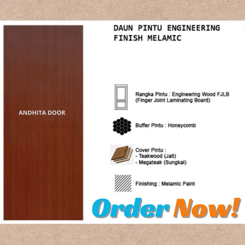 Engineering Door Finish Melamik (ED-ACM03)