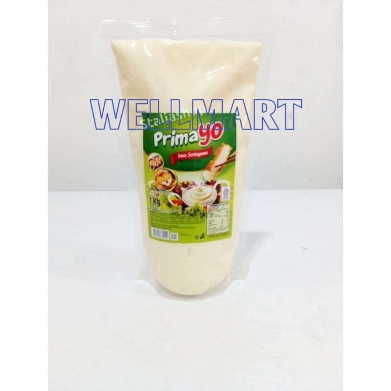 

Mayonais Primayo Hijau 1 Kg Halal Mayones Saus Serbaguna Salad Dressing