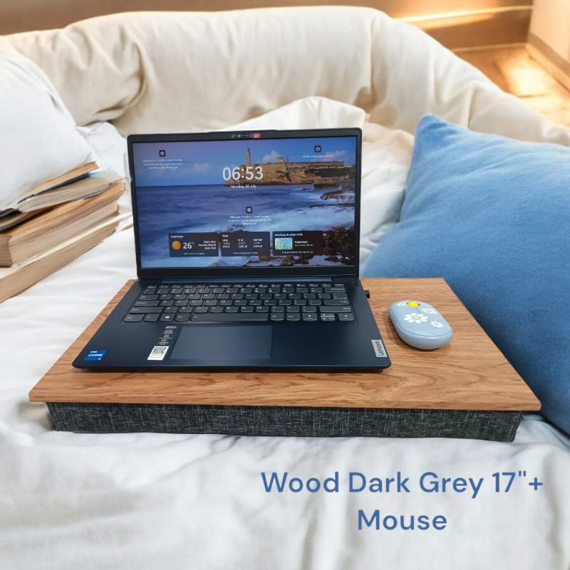 AERA Bantal Laptop 5 in 1 | Alas Laptop Anti Panas | Meja Bantal Dudukan Laptop | Meja laptop | Alas