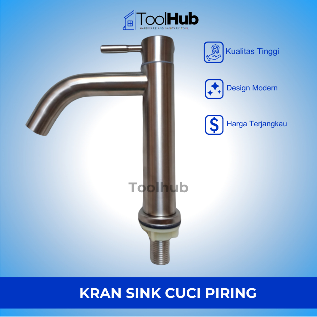 kran air/ kran wastafel stainless steel