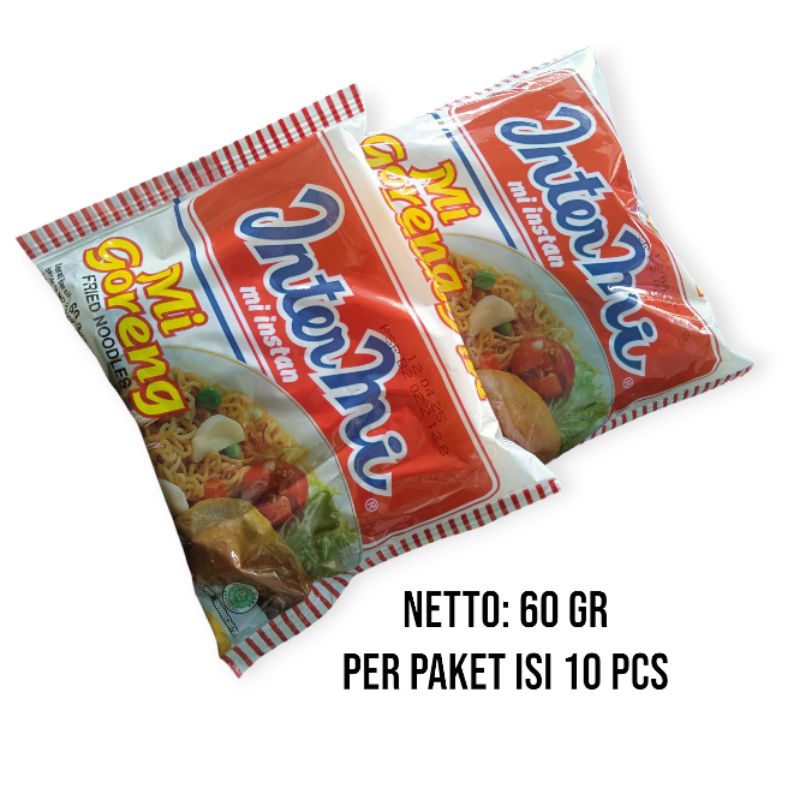 

Intermi Mie Instan Mie goreng Isi 10 Biji