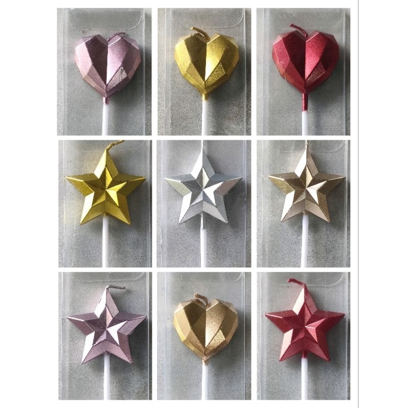 Lilin Bintang & Love, Lilin Ulang Tahun, Lilin Love