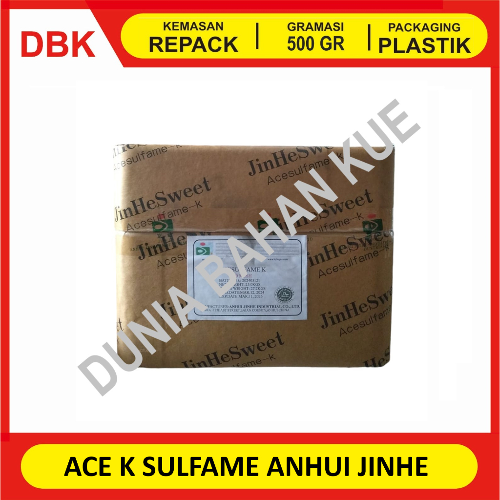 

ACE K SULFAME ANHUI JINHE - REPACK 500 GR