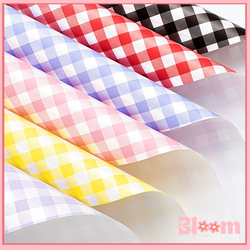 

Kertas Buket BiColor Square Pattern Catur Cellophane Flower Wrapping KB6012