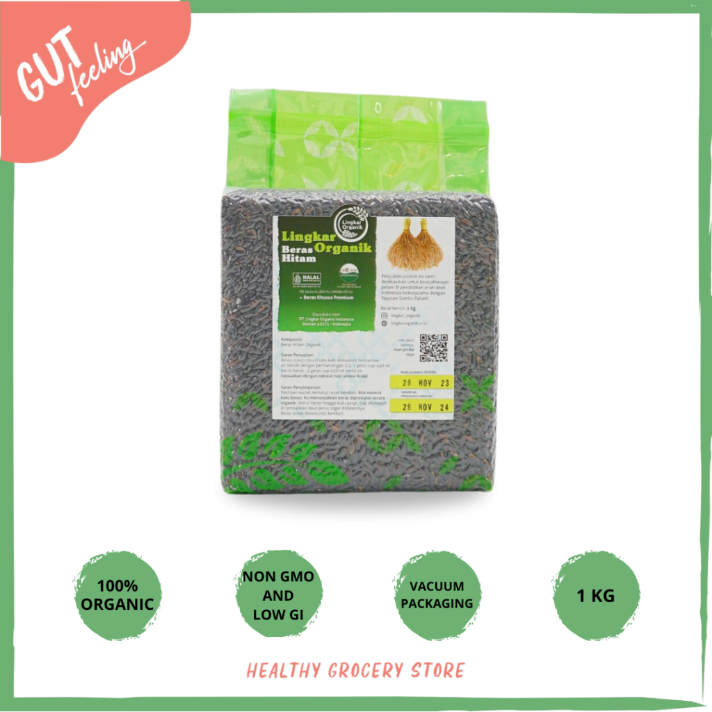 

Lingkar Organik - Beras Hitam Organik 1 kg