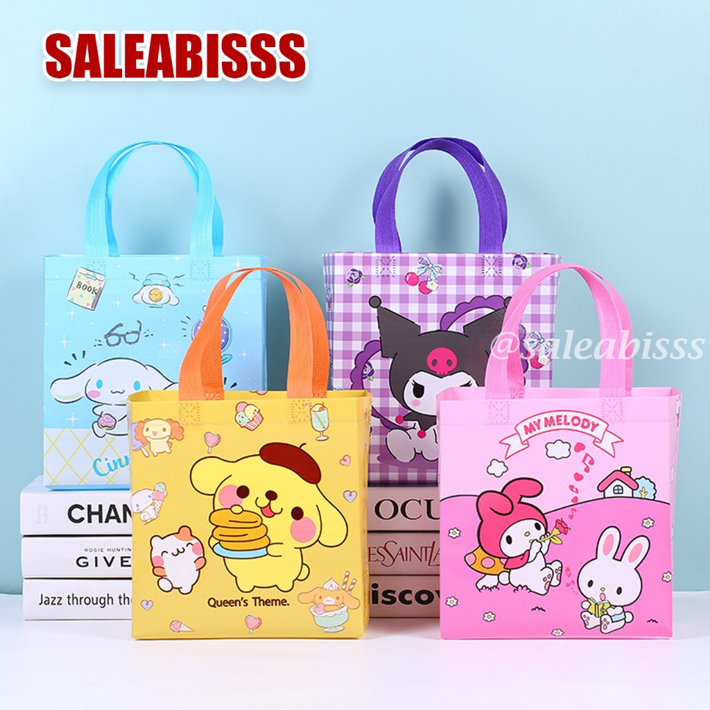 

SALEABISSS Tas Souvenir Ulang Tahun Goodie Bag Labubu Tas Cemilan Waterproof Karakter Unik/Souvenir Lucu