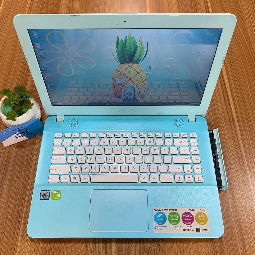ASUS CORE i5 GEN 6, NVIDIA 920MX RAM 4/512GB SECOND/BEKAS
