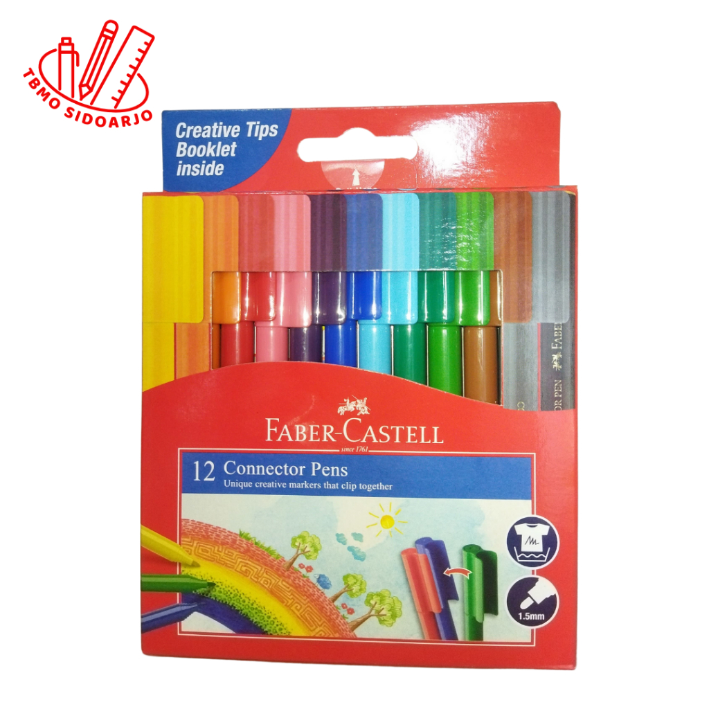 

TBMO Connector Pen Faber Castell 12 Warna 1555070L