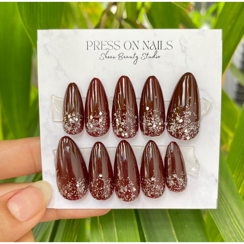 [READY] PRESS ON NAILS CUSTOM / FAKE NAILS / FAKE NAILS CUSTOM / KUKU PALSU / FAKE NAILS PREMIUM / P