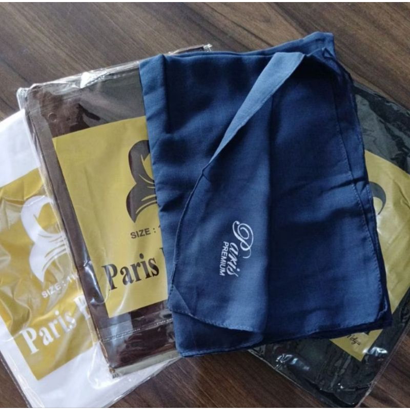 Hijab Segi empat Polos Khusus Seragam Sekolah, Kerudung Sekolah Segi empat Putih Polos