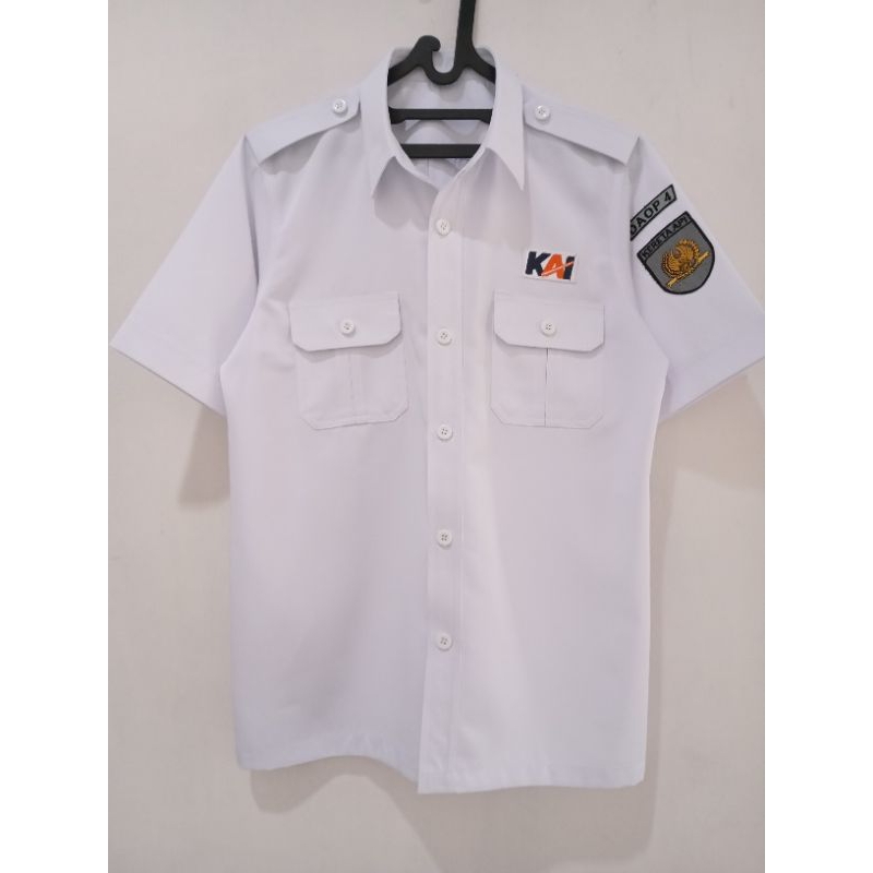 kemeja PDH KAI/atasan seragam KAI/seragam R6