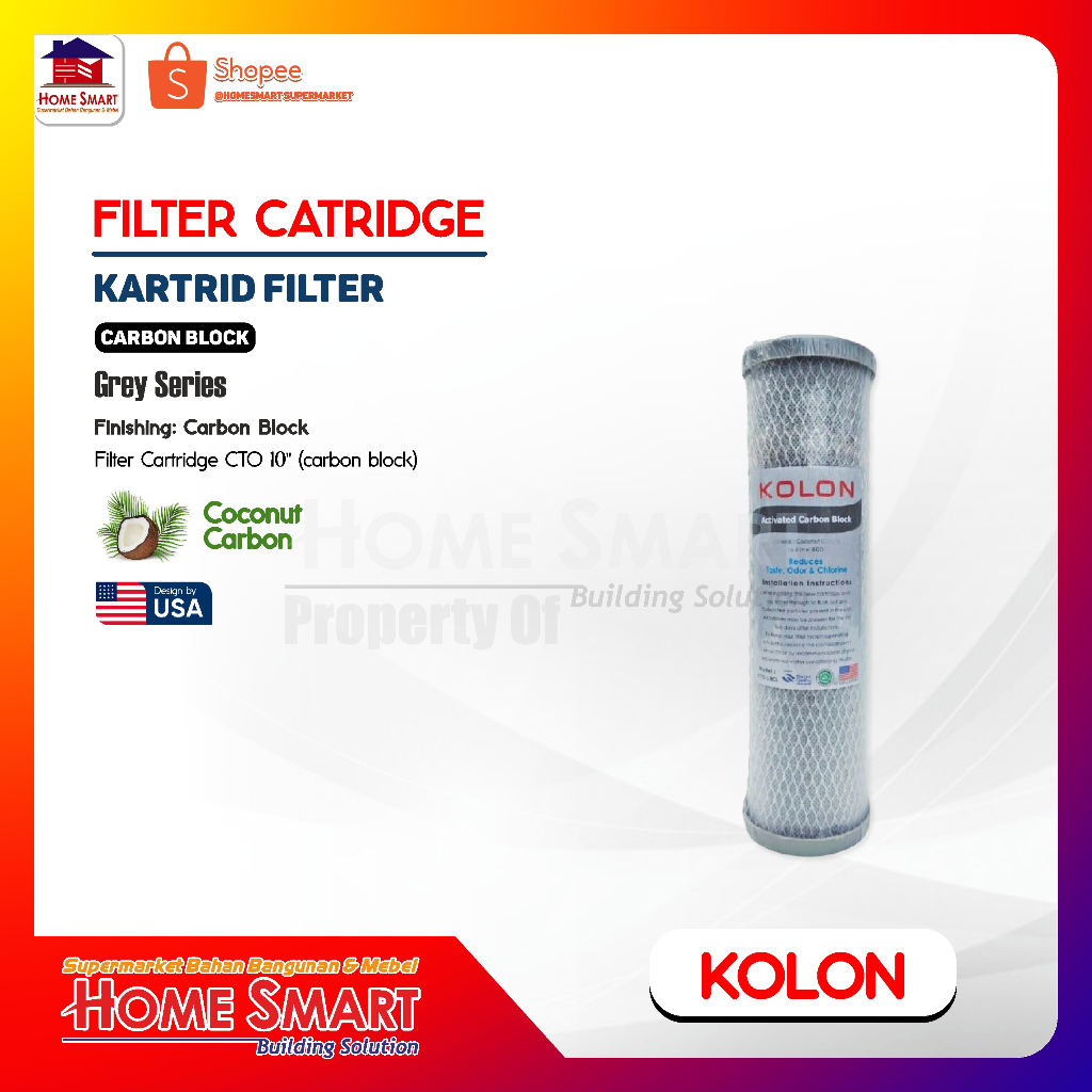 CTO Kolon/ Karbon Blok Kolon /Carbon Block Kolon 10"